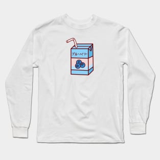 Blueberry Milk Box Long Sleeve T-Shirt